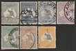 Set 2d grey to 5/- grey & chrome. G-VF U. SG 24-30 cat &pound;650. ACSC cat $1330. (7) (P)
