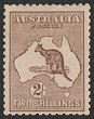 2/- Brown. VF fresh MLH. SG 41 cat &pound;300. ACSC 37A cat $475. (P)